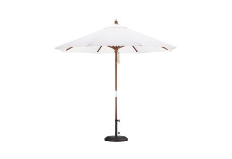 White Outdoor Umbrella Hire | 3.3m 